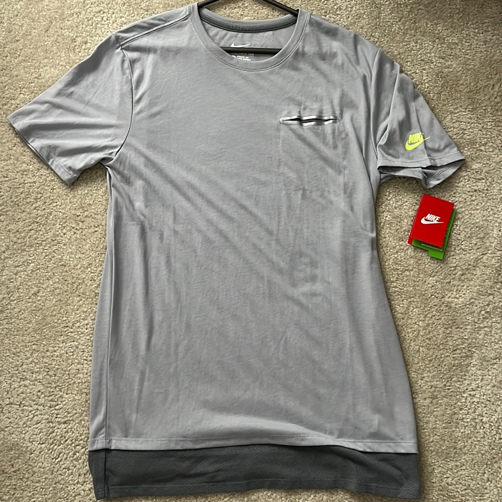 Nike Shirt Grey Tech Fleece Size Large Extra Long
